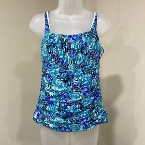 NWOT Lands' End Tankini Swim Suit Top.  Size 8 M medium